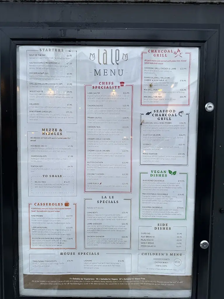 Menu_La Le Turkish Mediterranean restaurant_Inverness_image_3