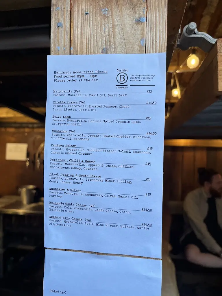 Menu_Black Isle Bar & Rooms_Inverness_image_4