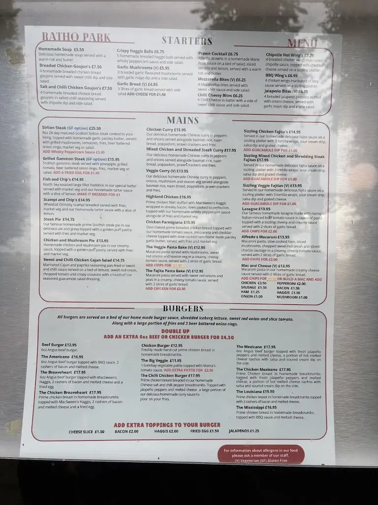 Menu_Ratho Park_Kirknewton_image_1