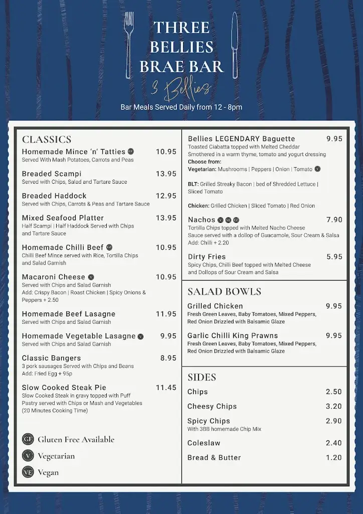 Menu_Three Bellies Brae_Kirriemuir_image_1