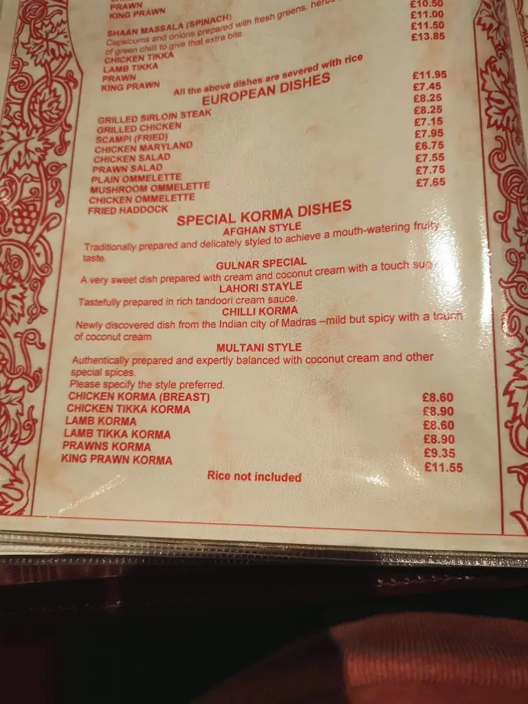 Menu_Gulnar Tandoori_Larbert_image_1