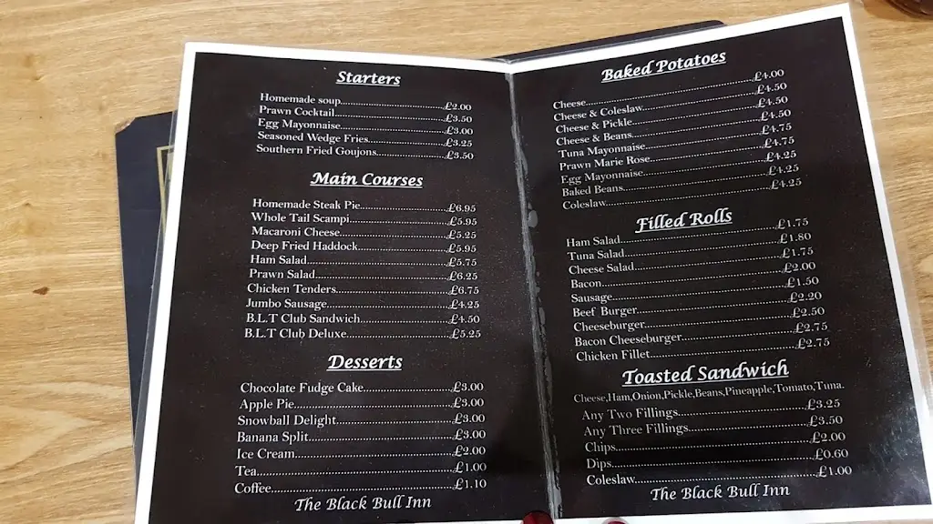 Menu_The Black Bull Inn_Lesmahagow_image_1