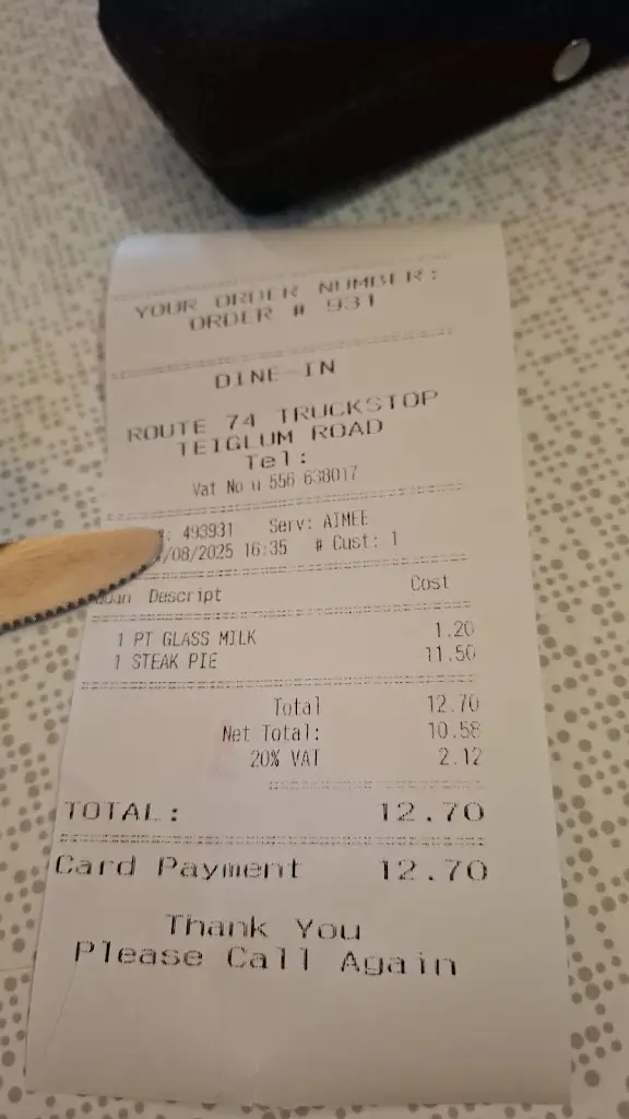 Iain Morgan_Route 74 Truckstop_Lesmahagow_review