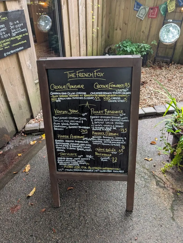 Menu_The French Fox_Lamlash_image_4