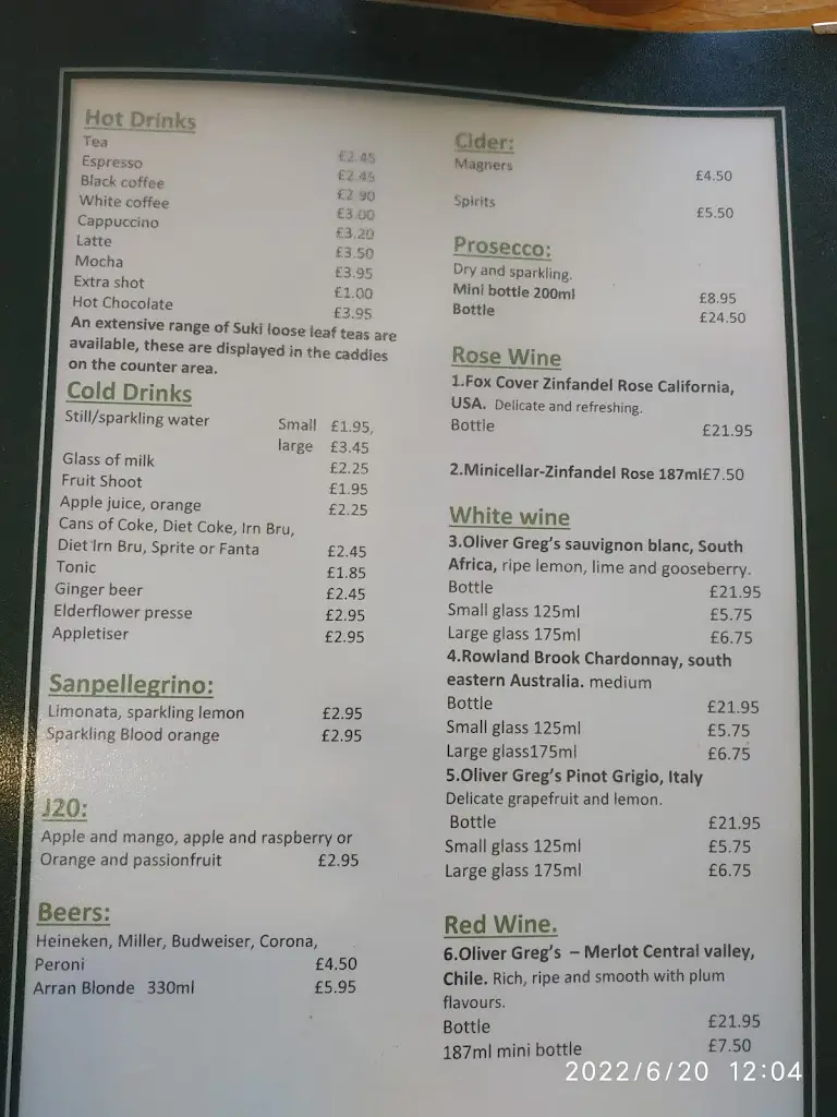 Menu_Café Thyme_Lamlash_image_1