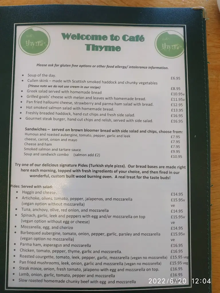 Menu_Café Thyme_Lamlash_image_2