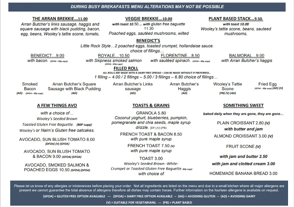 Menu_Little Rock Cafe & Wee Deli_Lamlash_image_4