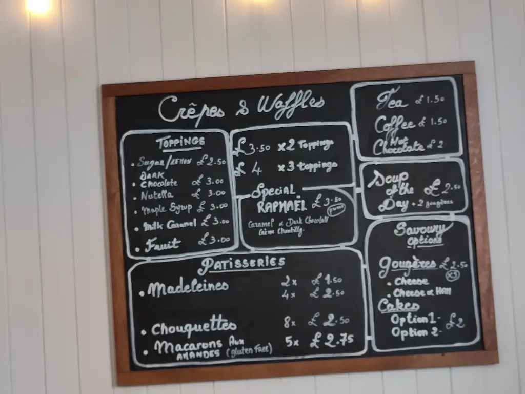 Menu_Chez Raphaël_Laurencekirk_image_1
