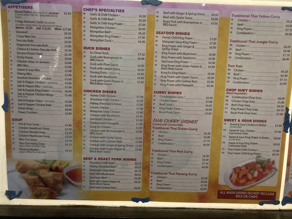 Menu_Taste King_Laurencekirk_image_1