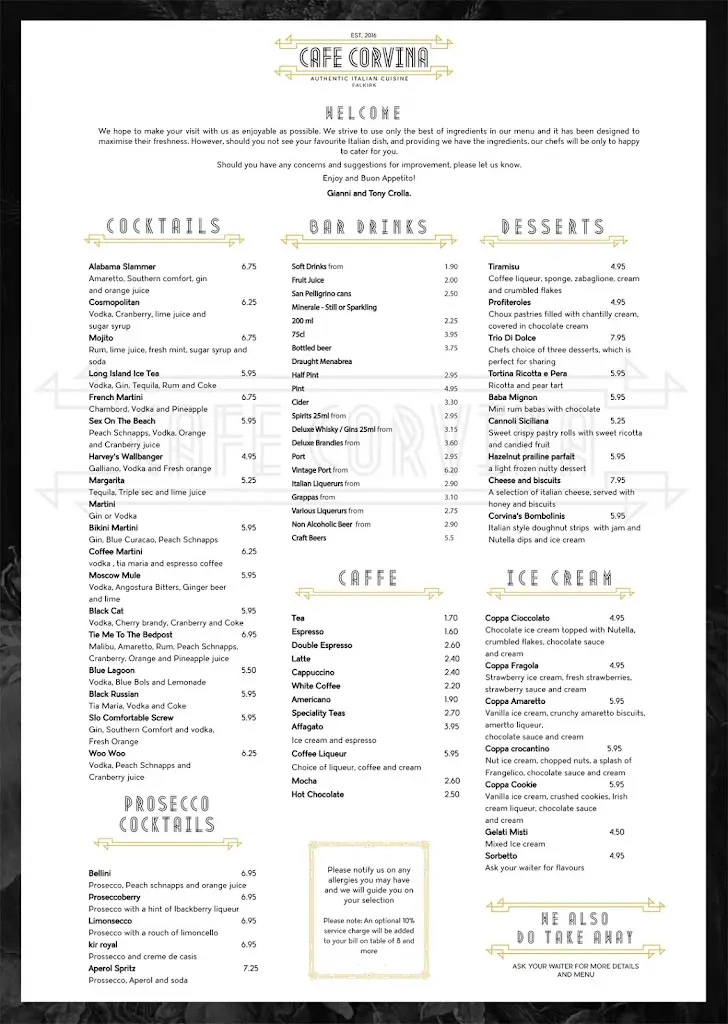 Menu_Cafe Corvina_Laurieston_immagine_2