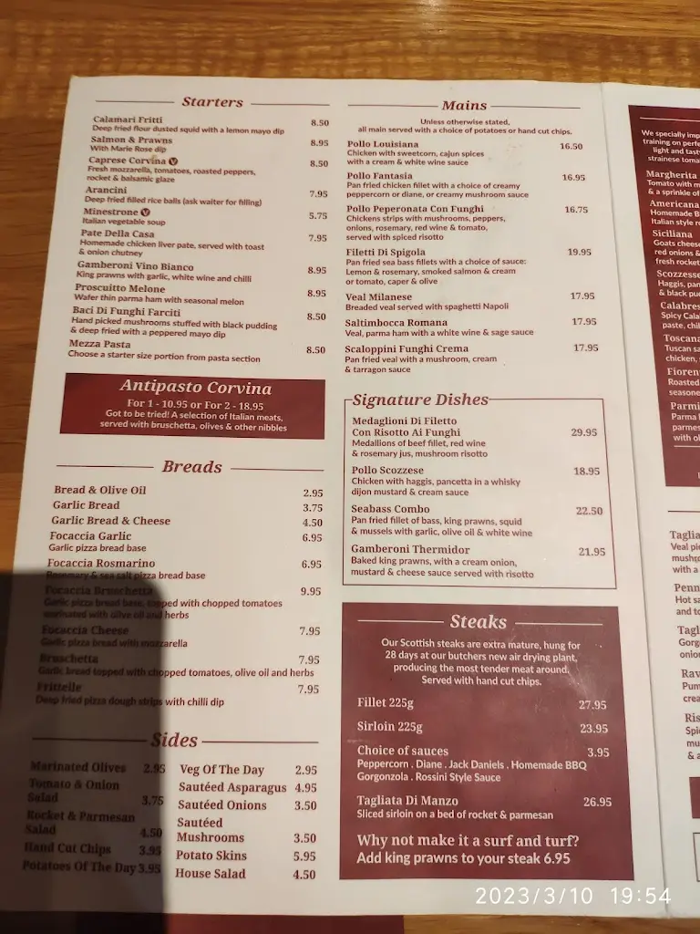 Menu_Cafe Corvina_Laurieston_immagine_3