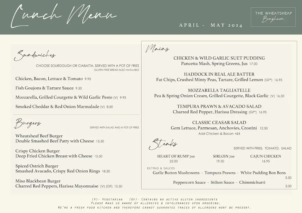 Menu_The Wheatsheaf Pub, Restaurant & Rooms_Bingham_image_3