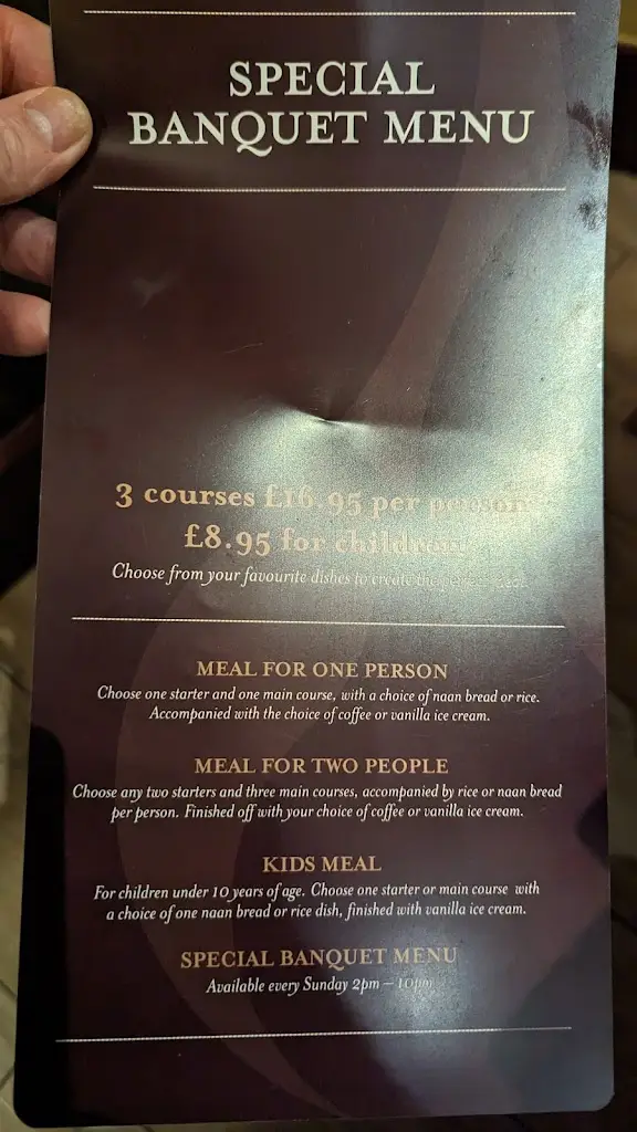 Menu_The Radhuni_Loanhead_image_4