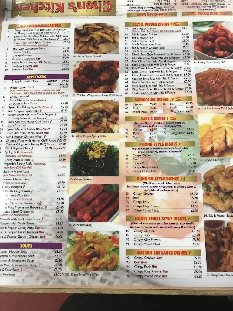 Menu_Chen's Kitchen, Kirkcudbright, Scotland_Kirkcudbright_image_1