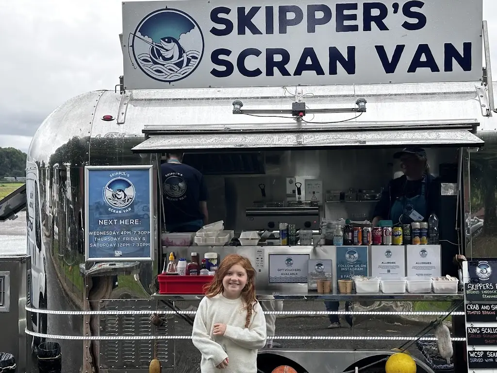 Skipper's Scran Van restaurant in Kirkcudbright