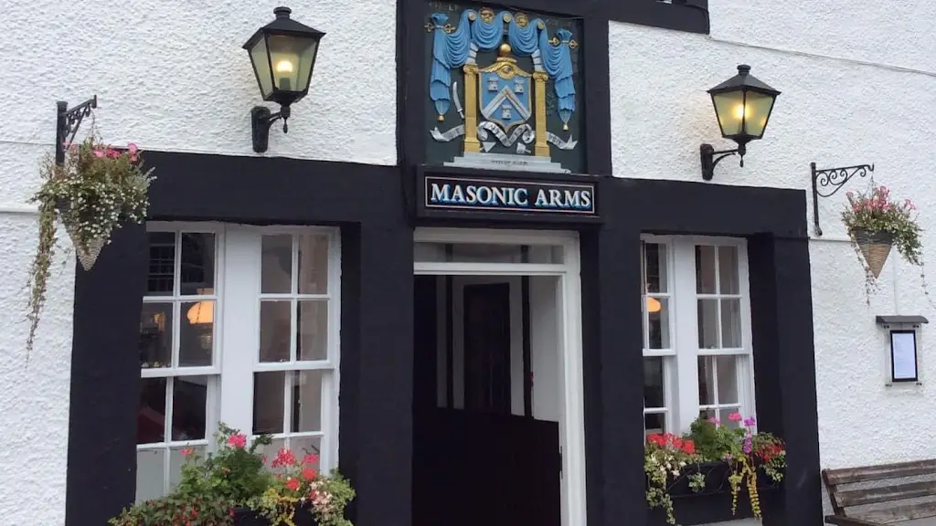 Masonic Arms restaurant in Kirkcudbright