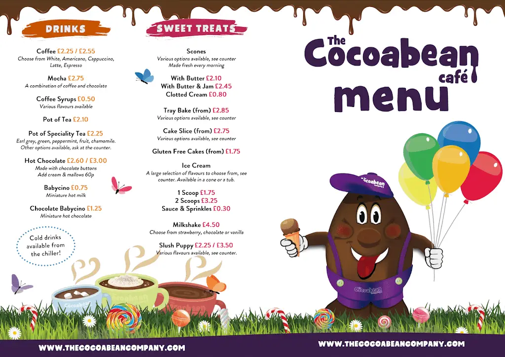 Menu_The Cocoabean Company_Kirkcudbright_image_1