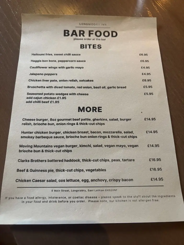 Menu_The Longniddry Inn_Longniddry_image_1