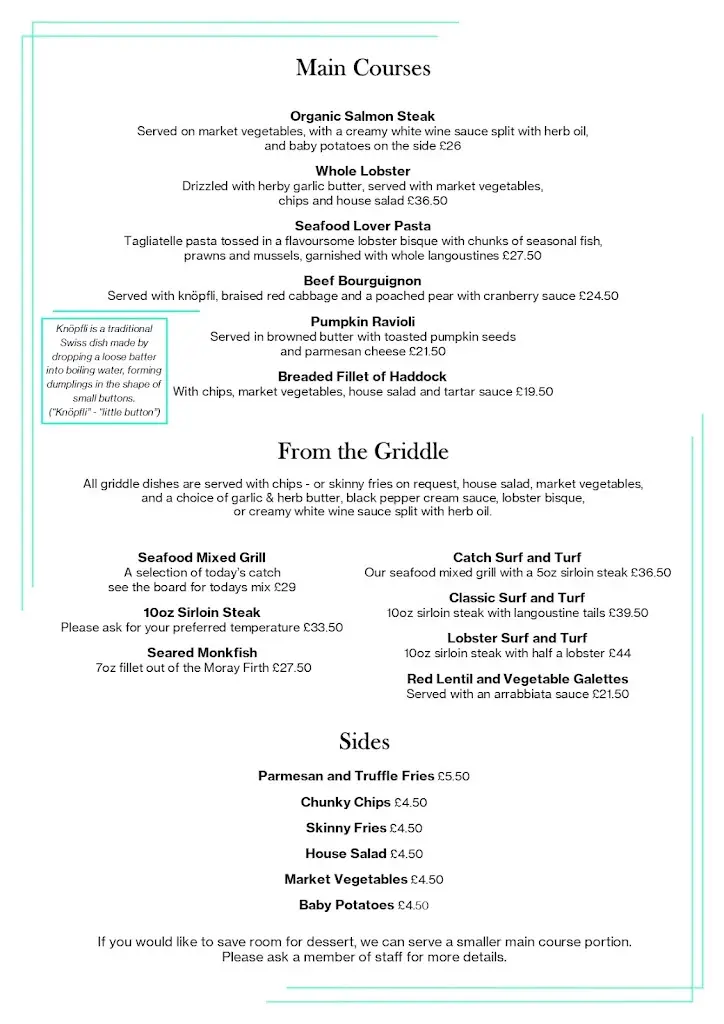 Menu_Catch 79 Seafood Bistro_Lhanbryde_image_1