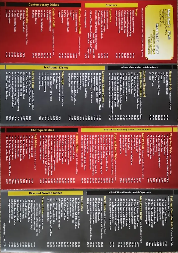 Menu_Lochgelly Chinese_Lochgelly_immagine_3