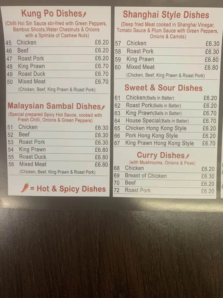 Menu_China Chef_Lochgelly_image_3