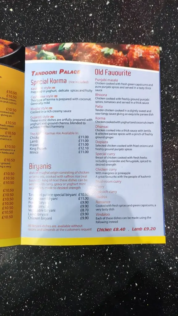 Menu_Tandoori Palace Linwood_Linwood_image_4