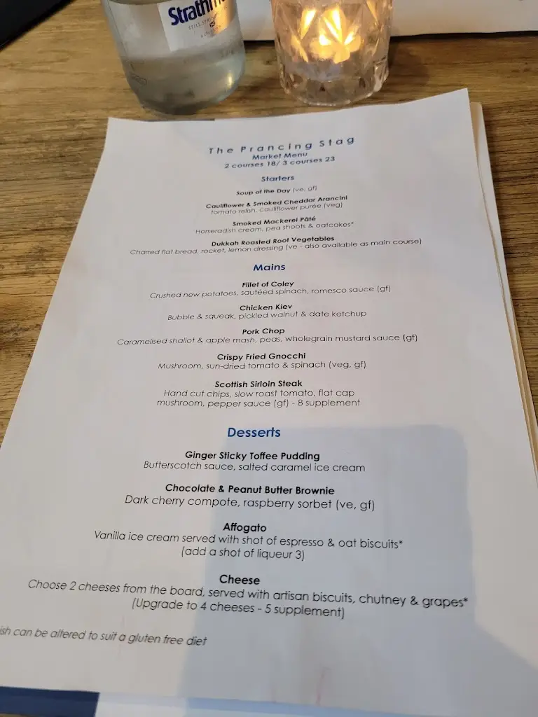 Menu_The Prancing Stag_Linwood_image_2