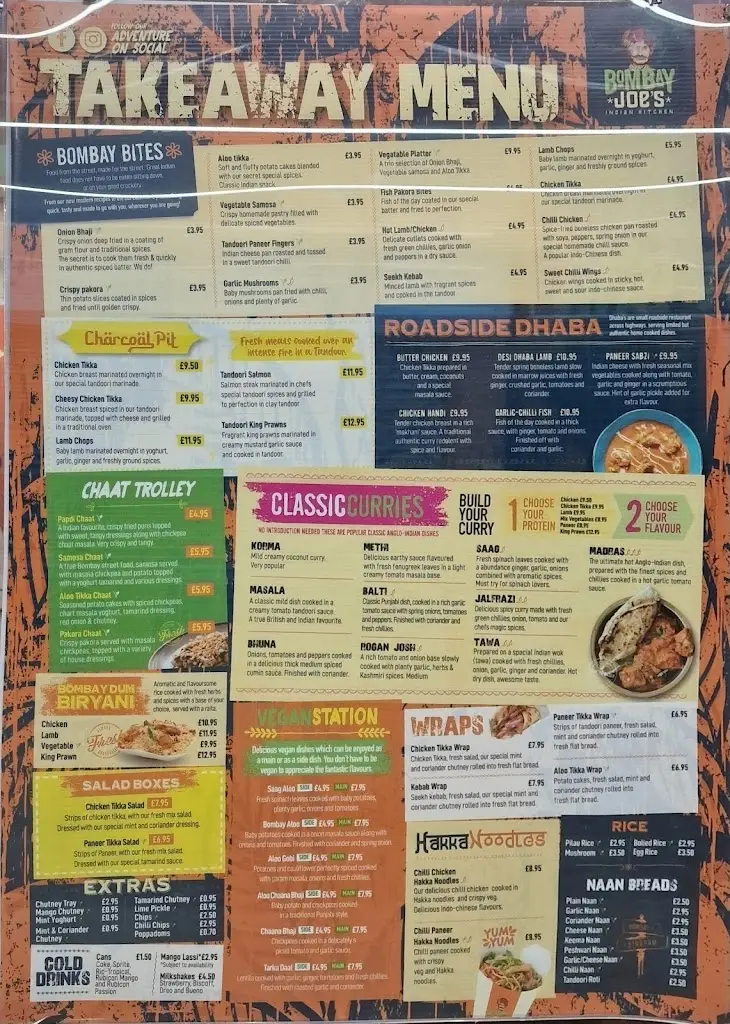 Menu_Bombay Joe's_Bingham_image_1