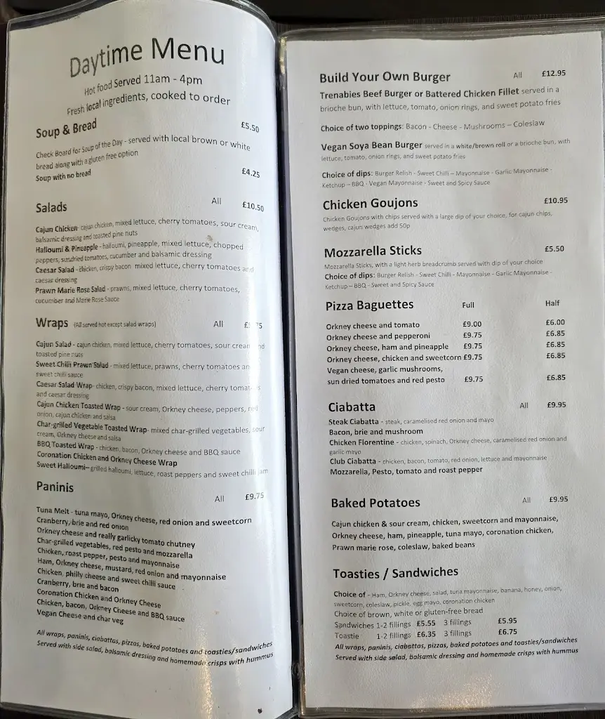 Menu_Trenabies Cafe Bistro_Kirkwall_image_1