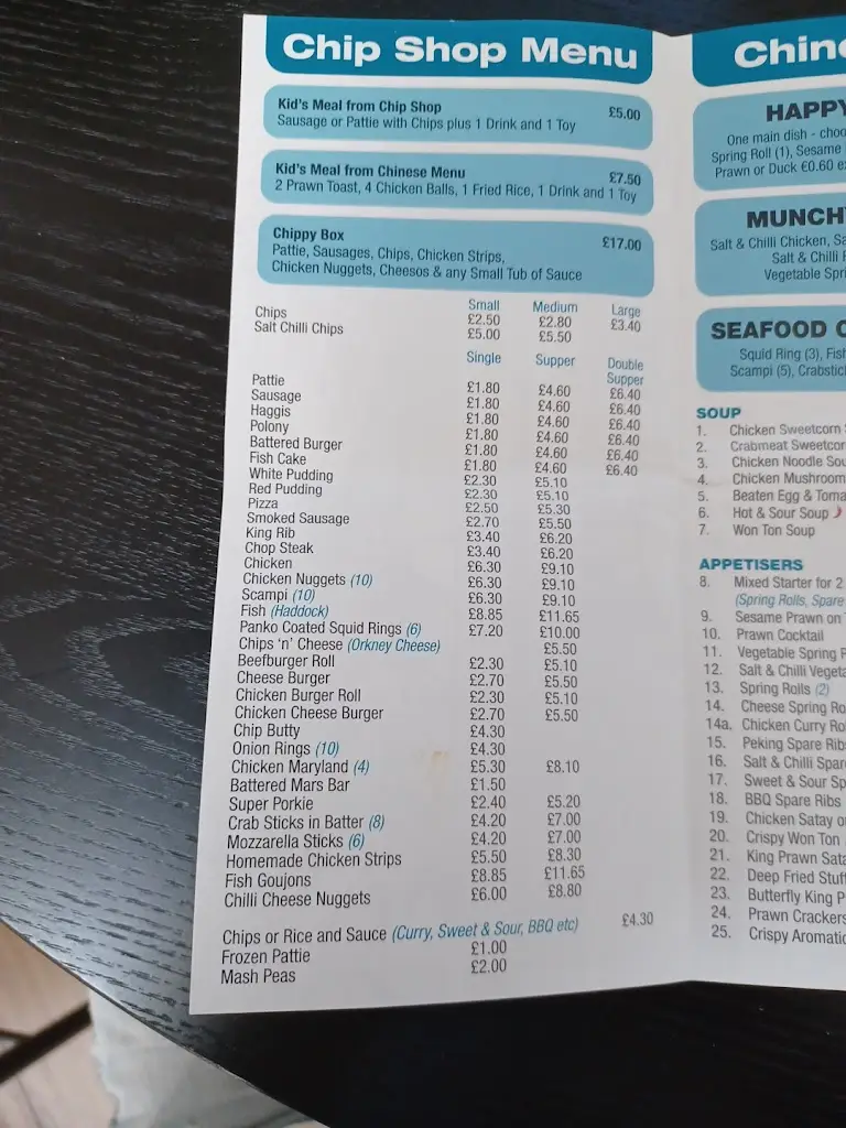 Menu_Willows Takeaway_Kirkwall_image_2