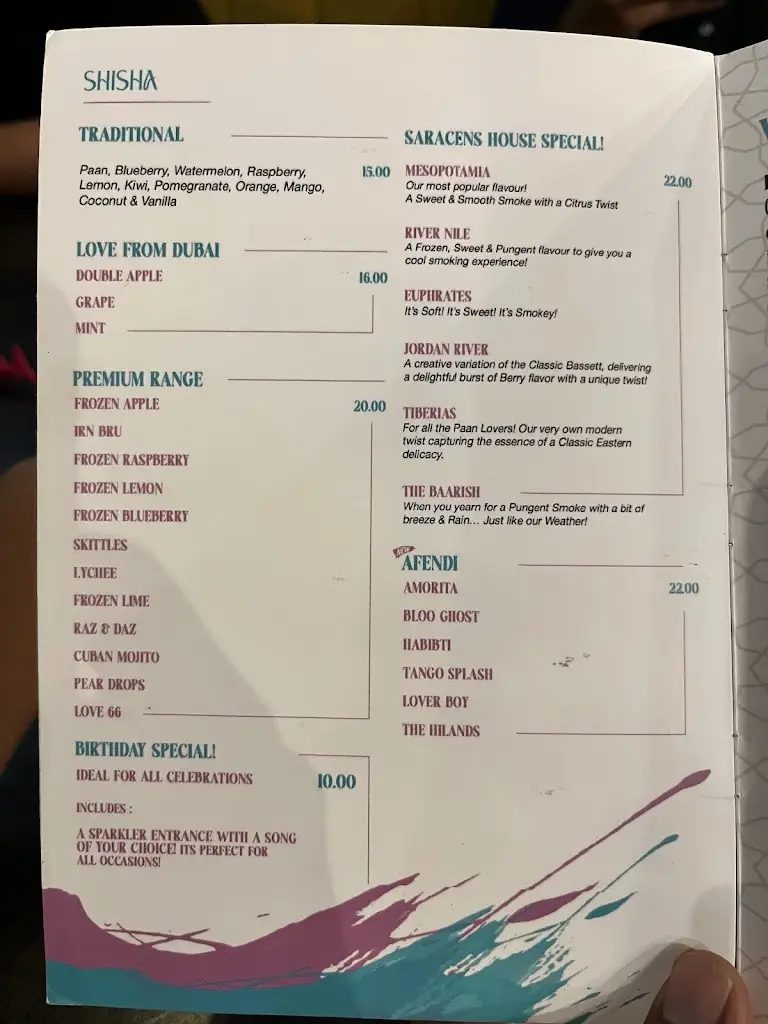 Menu_Saracens Cafe_Bingham_image_3