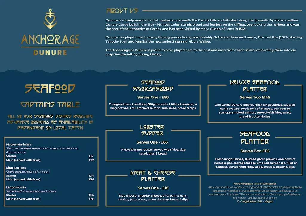 Menu_The Anchorage Restaurant/Bar_Maybole_image_1