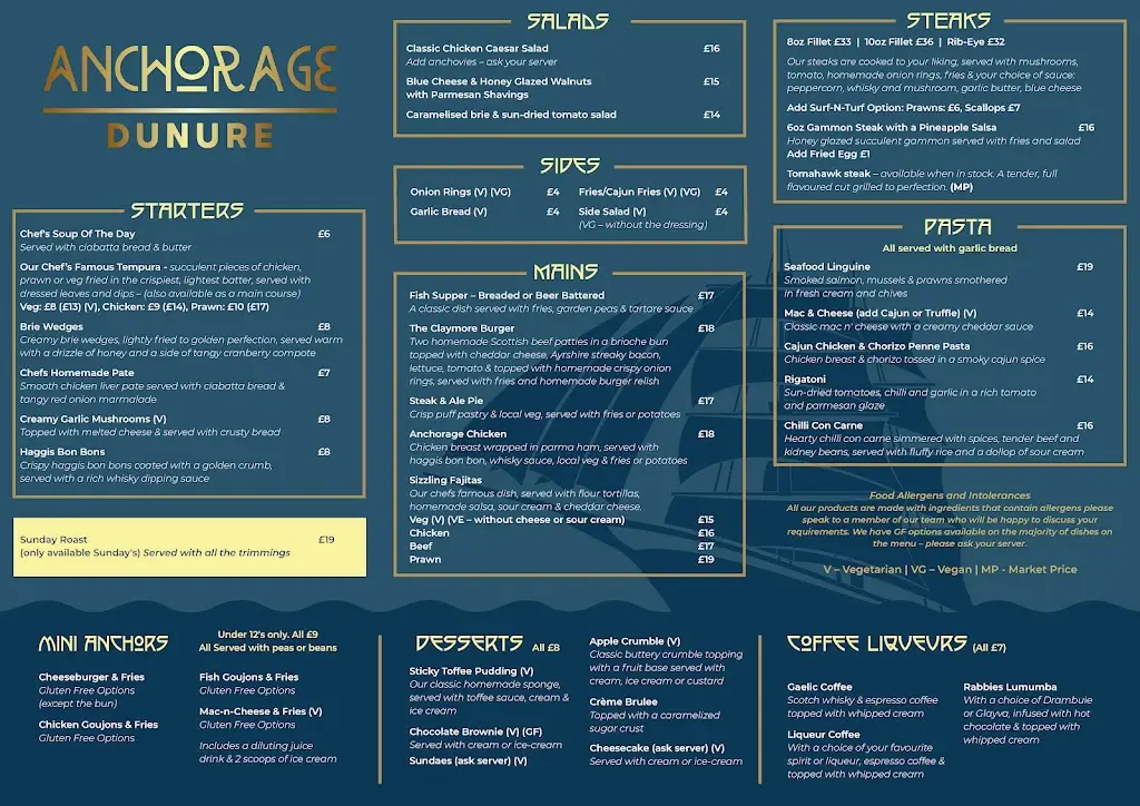 Menu_The Anchorage Restaurant/Bar_Maybole_image_2