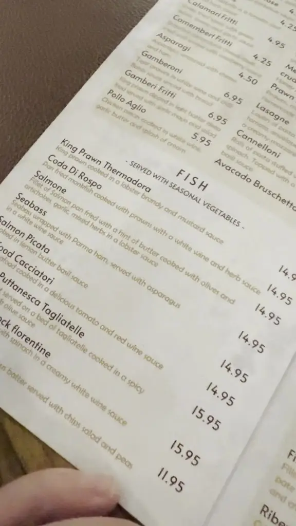 Menu_Da Vinci's_Aldridge_image_1