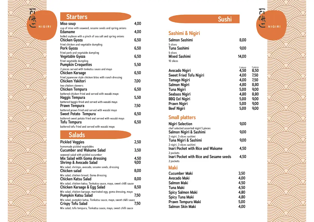 Menu_Nigiri - Kirkintilloch_Milton of Campsie_image_4