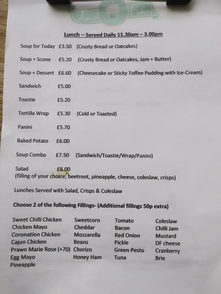 Menu_Annies Cakery_Macduff_image_4