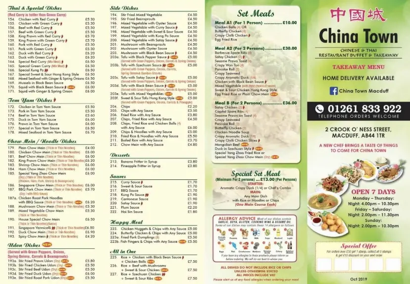 Menu_China Town_Macduff_image_1