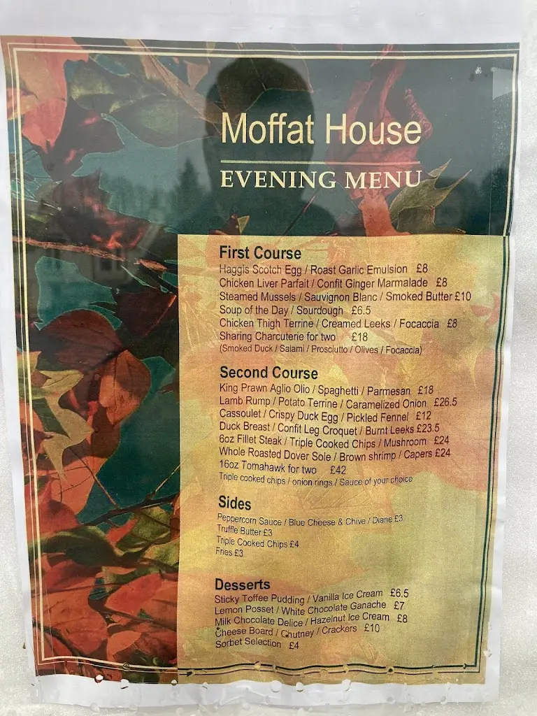 Menu_Moffat House_Moffat_image_2