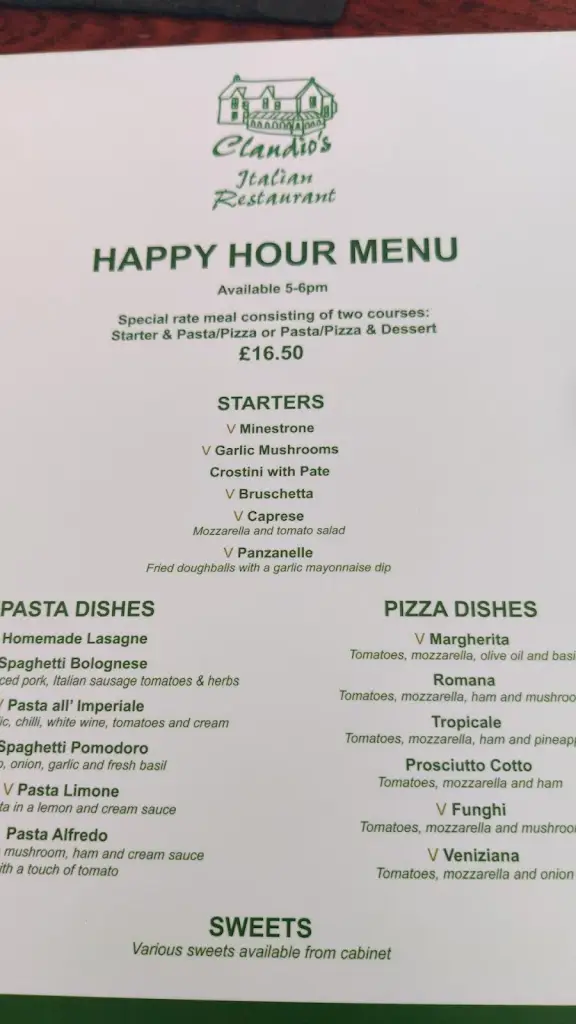 Menu_Claudios Restaurant_Moffat_image_1