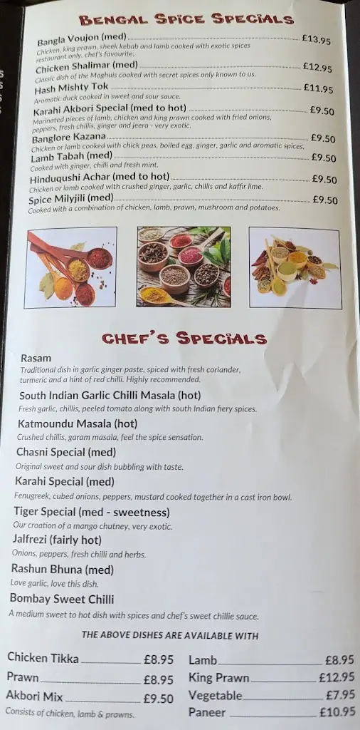 Menu_Bengal Spice Mintlaw_Mintlaw_image_1