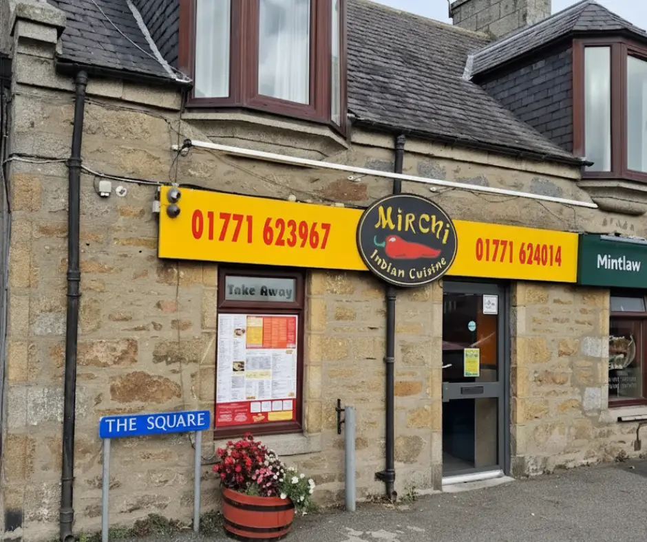 Mirchi Indian Takeaway Mintlaw Peterhead restaurant in Mintlaw