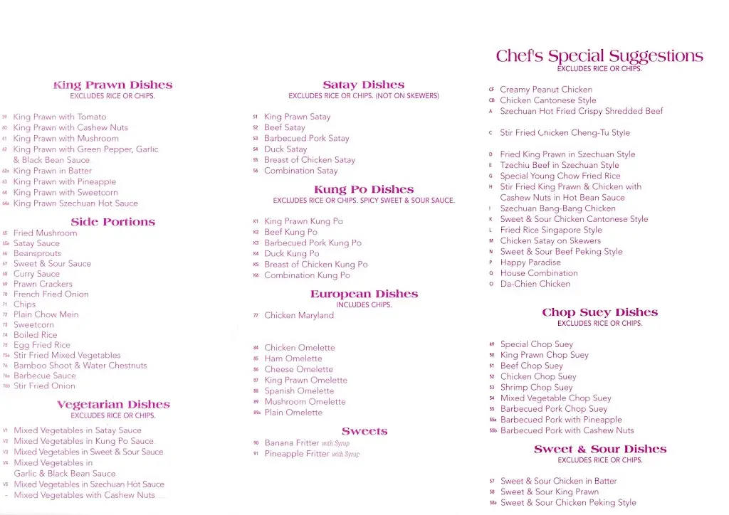 Menu_Mamas Inn formally 'China Palace'_Mintlaw_image_1