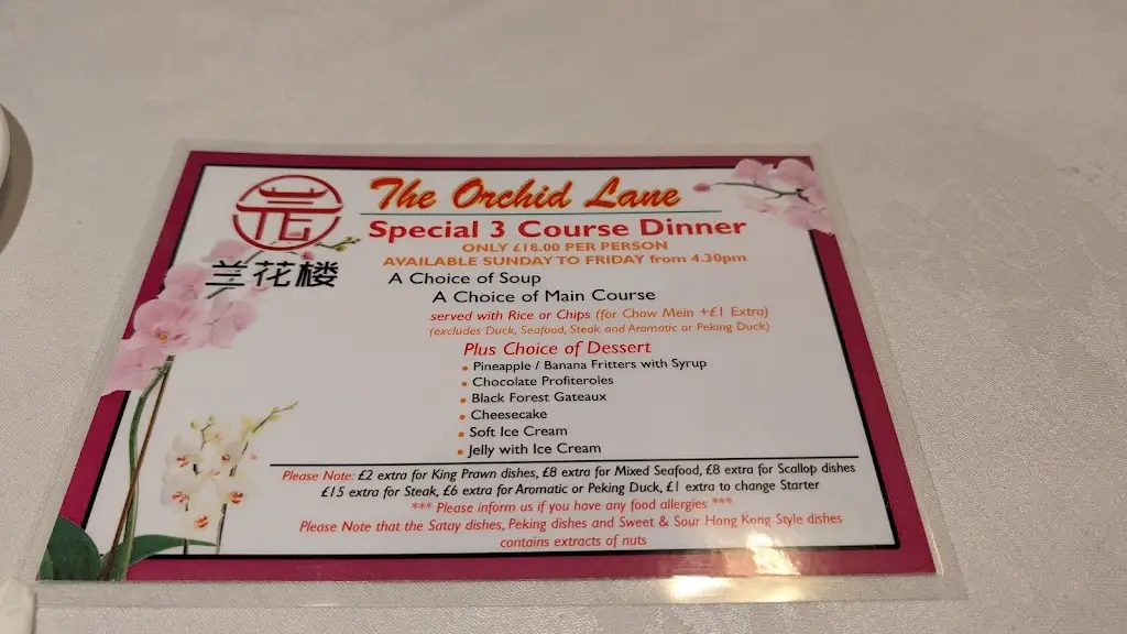 Menu_Orchid Lane_Moodiesburn_imagen_1