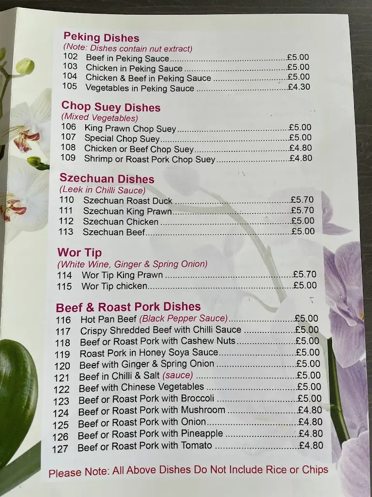 Menu_Orchid Lane_Moodiesburn_imagen_2