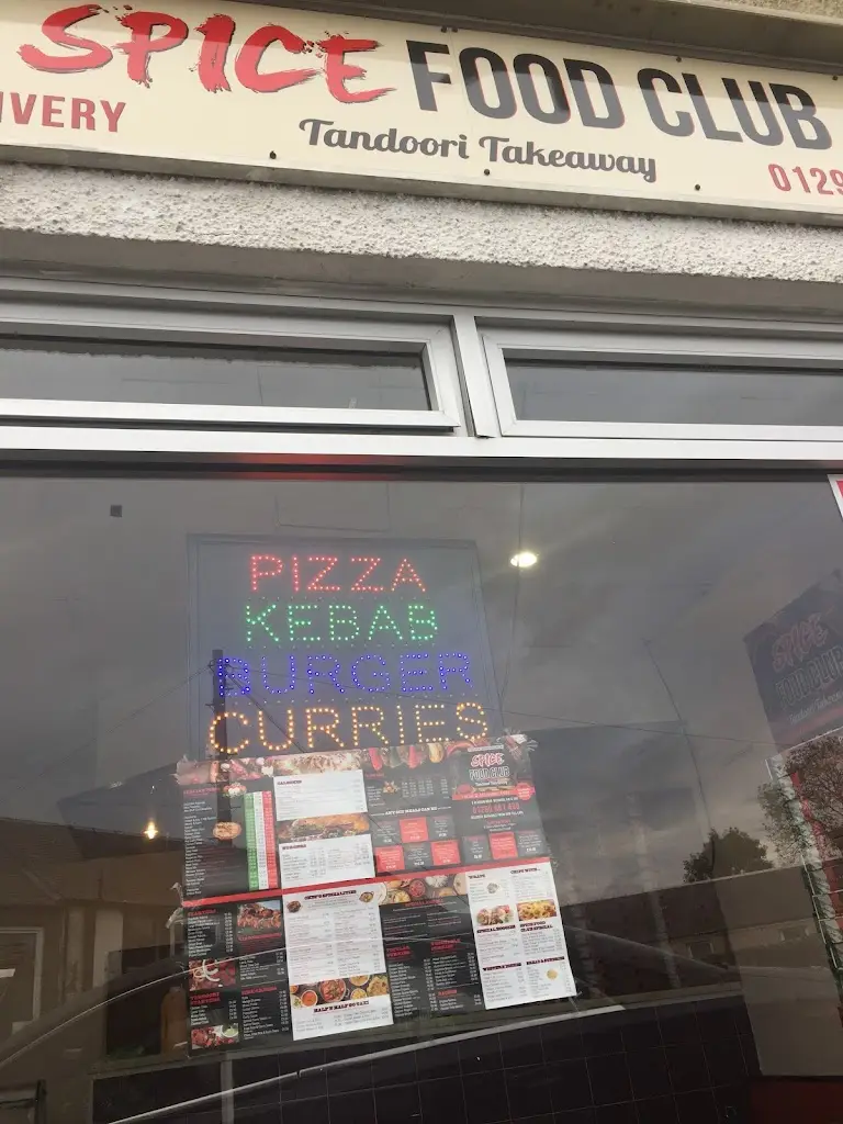 Spice Food Club restaurant in Muirkirk