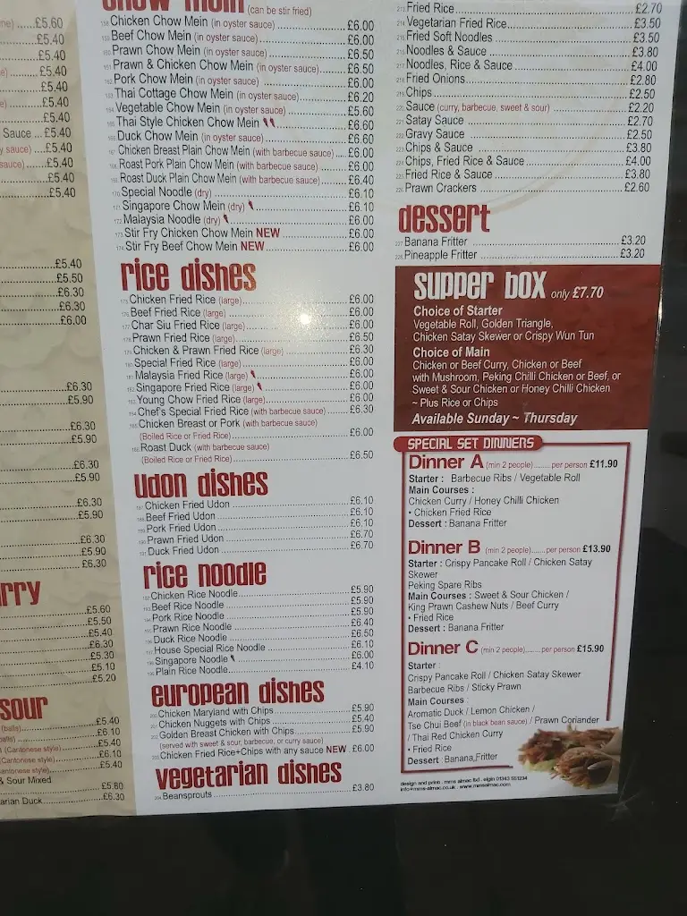 Menu_Thai Cottage_Lossiemouth_image_1