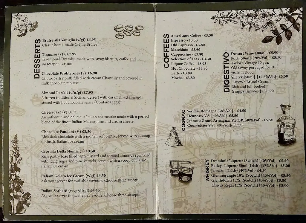Menu_Venezia Italian & Seafood Restaurant_Bingham_image_1