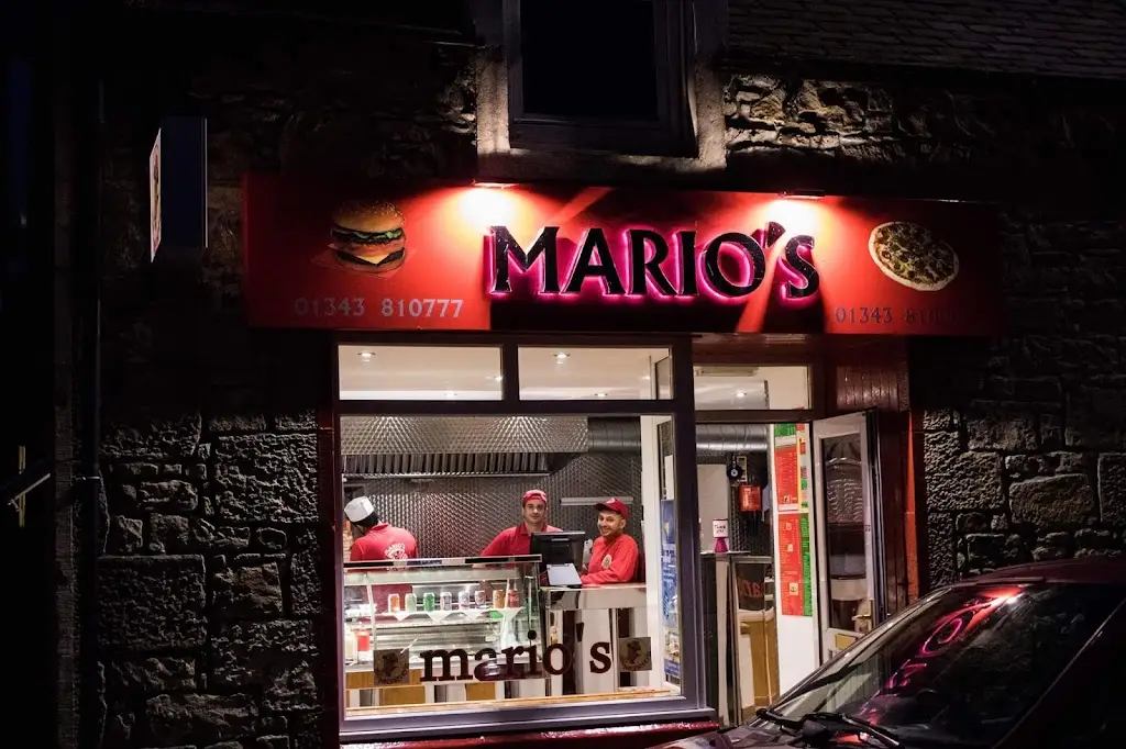 Mario's restaurant in Lossiemouth