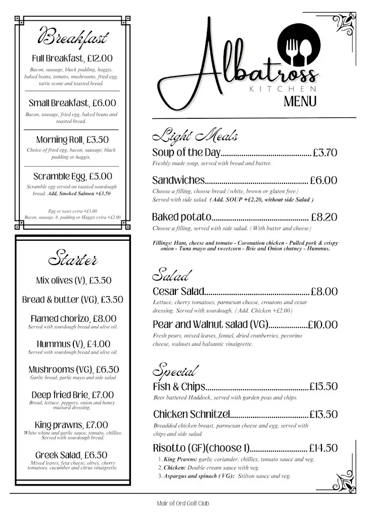 Menu_Albatross Kitchen_Muir of Ord_image_2