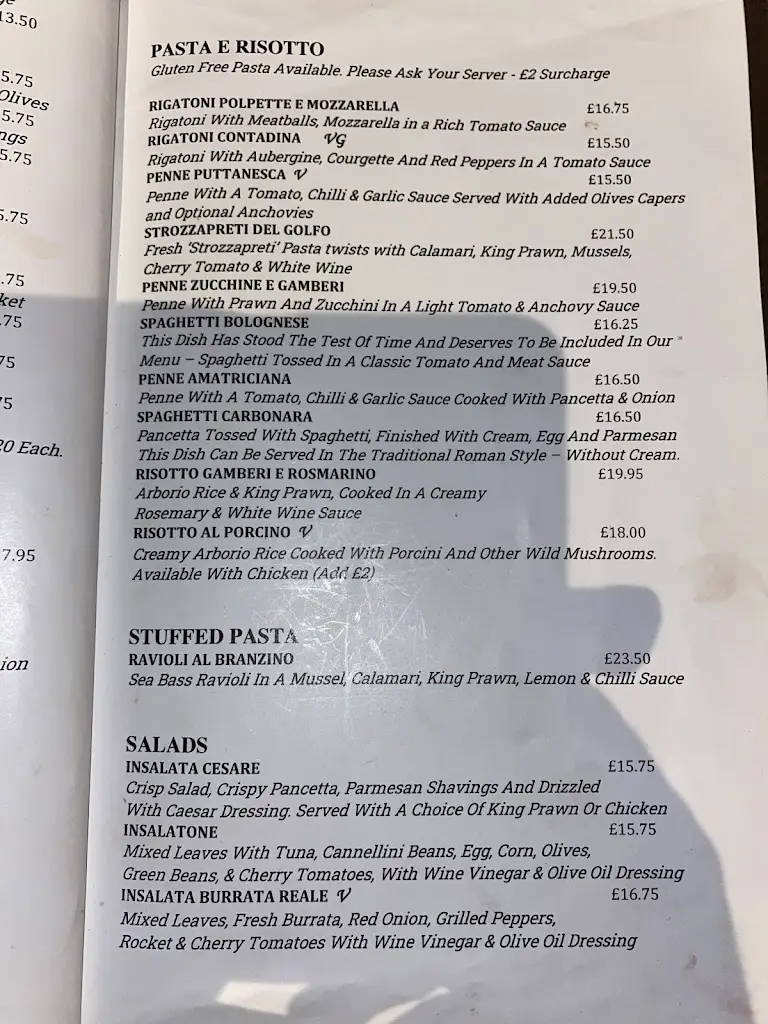 Menu_Crolla's Italian Kitchen_Musselburgh_image_2